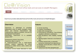 Metah, exemple de site: Clearvision