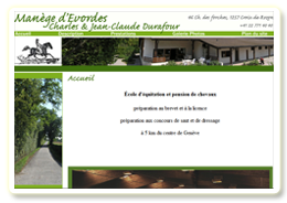 Metah, exemple site: Evordes.ch